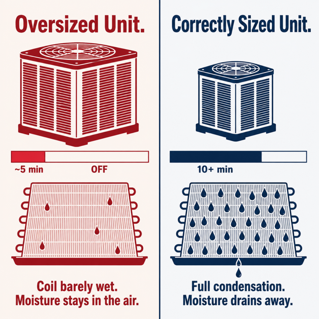 Simple bar graphic showing 20 to 30 percent of conditioned air lost to duct leaks in a typical home